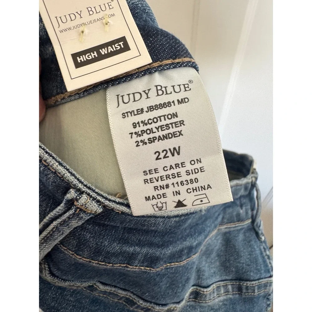 NWT Judy Blue High Rise Flare Jeans size 22W